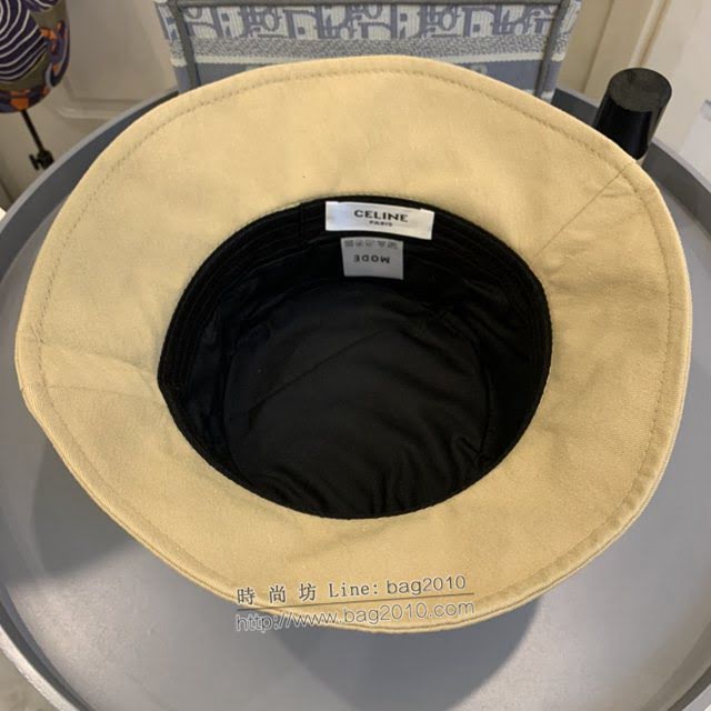 CELINE新品女士帽子 賽琳立體彩虹字母炫彩系列漁夫帽  mm1619
